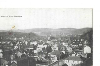 Birds Eye View Of Dawson Pa With Most Of The Town Showing 1910 Postmark