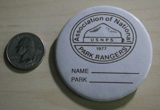1977 Usnps Assn Of National Park Rangers Vintage Pin Pinback Button 33895