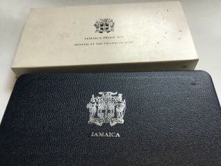 1972 JAMAICA PROOF SET FRANKLIN 7 - COIN SET 3