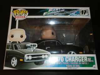 Funko Pop Ride Dom Toretto With 1970 Charger 17 Fast And Furious Movies