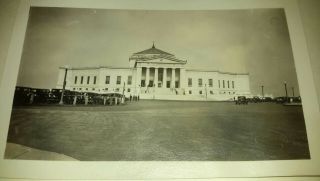 Vintage Old 1933 Photo Of The John Shedd Aquarium Building In Chicago When