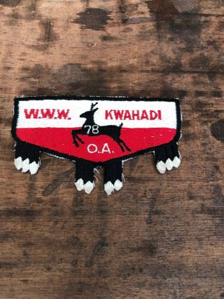 Kwahadi Lodge 78 Early Oa Flap,  S1 Hanging Feathers,  Roswell,  Nm