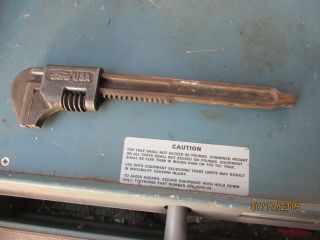 Antique Vintage Ford Script Adjustable 9 " Monkey Wrench Model A Model T Tool