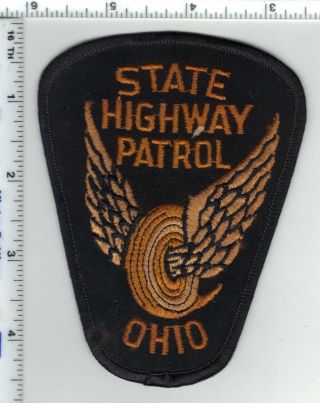 State Highway Patrol (ohio) Shoulder Patch From Early 1980 