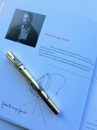 Omas Unicef 50th Circa 1996 Gianni Berengo Gardin Solid Gold 18k Incredible Pen