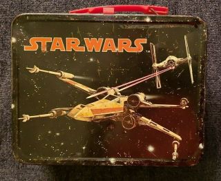 Vintage 1977 Star Wars Metal Lunch Box - No Thermos