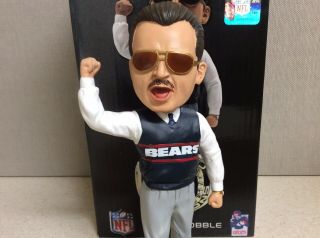 Forever Collectibles Chicago Bears Mike Ditka Ring Based Bobblehead 3