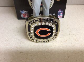 Forever Collectibles Chicago Bears Mike Ditka Ring Based Bobblehead 4