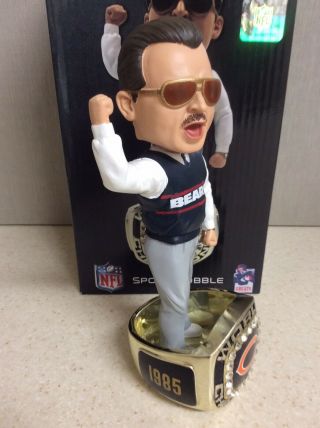 Forever Collectibles Chicago Bears Mike Ditka Ring Based Bobblehead 5