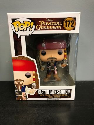 Pirates Of The Caribbean 172 Captain Jack Sparrow Funko Pop Vaulted Protector
