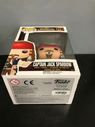 Pirates Of The Caribbean 172 Captain Jack Sparrow Funko Pop VAULTED Protector 4