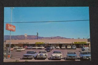 Vintage Postcard 1950s Cars Tapo Village Santa Susana Simi Valley Ca 973003