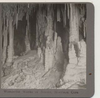 Wonderful Of Nature Morrison Cave Mt Na Forsyth Stereoview C1900
