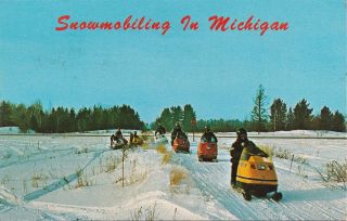 Michigan Snowmobiling 1960s Vacation Fun And Racing Ski - Doo & Polaris & More 3
