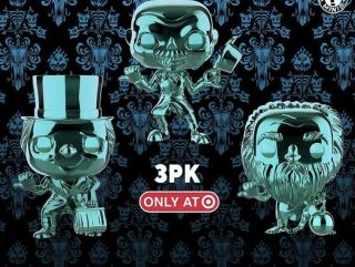 Funko Pop The Haunted Mansion Hitchhiking Ghosts 3 Pack Target Exl