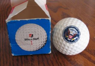 Richard Nixon White House Era Wilson Staff Golf Ball With Seal