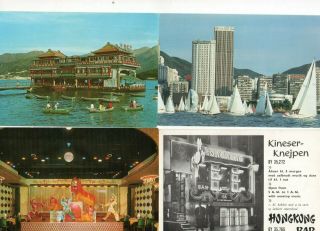 21 Postcards: Hotels & Restaurants Hong Kong Vintage & Modern