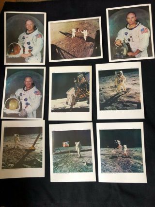 Apollo 11 Official Nasa Photographs 1969 Jewel Food Stores Promotion 12 7 