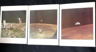 Apollo 11 Official NASA Photographs 1969 Jewel Food Stores Promotion 12 7 ' x 9 