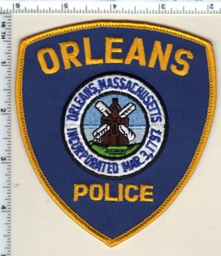 Orleans Police (massachusetts) Shoulder Patch From 1994