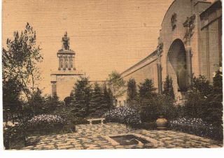 Postcard Sesqui - Centennial International Exposition Gardens 1926 Philadelphia