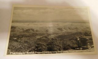 Vintage Black & White Postcard The Copper Basin Near Ducktown Tennessee