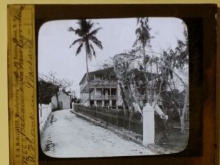 Home in Nassau,  Providence,  Bahamas,  circa 1890 ' s,  Magic Lantern Glass Slide 2