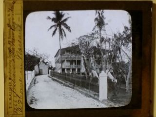 Home in Nassau,  Providence,  Bahamas,  circa 1890 ' s,  Magic Lantern Glass Slide 3