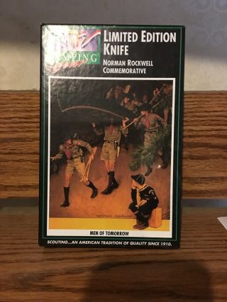 Norman Rockwell Commemorative - Limited Edition Knife - Men Of Tomorrow - Scout