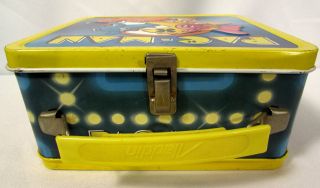 Vintage 1980 Bally Midway Pac - Man Aladdin Metal Lunch Box w/ Thermos 6