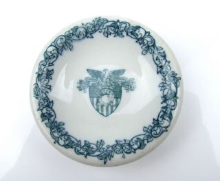 Vintage West Point Ny Carr China Co.  James Shaw Cadet Mess Dish Plate Marked