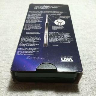 NASA Fisher Space Pen Paperwork Chrome Pocket Pen with 3 Refills 4
