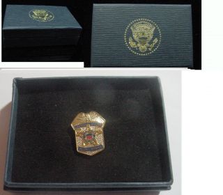 Presidential Secret Service Shield Lapel Pin