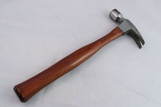 Vintage Craftsman 11 Oz Hickory Handle Straight Claw Hammer 11 - 1/2 " Long