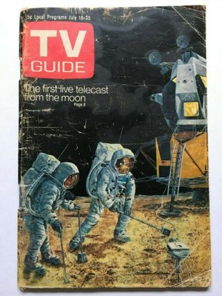 Apollo 11 Tv Guide - July 18 - 25,  1969