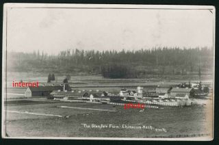 Photo Postcard,  Rppc,  Glendale Dairy Farm,  Chimacum,  Washington,  Near Port Townsend