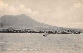 Nevis,  Bwi,  Charlestown Overview From The Harbor,  Losada Pub C 1904 - 14,