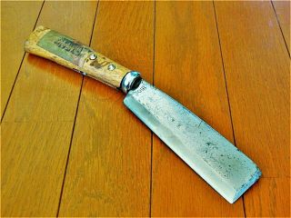 Japanese Antique Woodworking Tool " Nata " Ax Laminated Forged 竜王斎 150mm