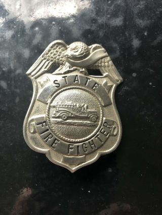 Mn State Firefighter Badge