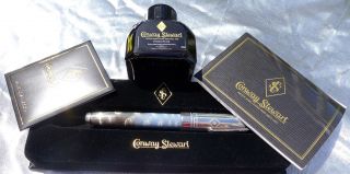 Conway Stewart Elements Air sterling fountain pen w/choice of nib 2