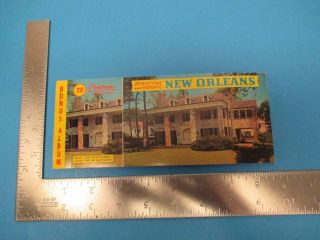 Vintage Souvenir Postcard Folder Orleans 20 Historic City Color Views S1644