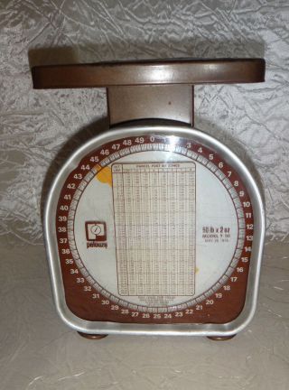 Vintage Pelouze Y - 50 Mechanical Scale,  2 Ounce To 50 Pound