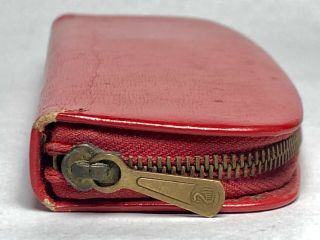 PELIKAN Red Vintage Pen Pouch For Three Pens 1960 ' s GREAT DAILY USER 5