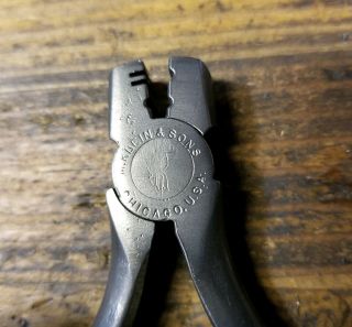 VINTAGE KLEIN Tools BELL SYSTEMS Wire Strippers Linemans Pliers Electrician ☆USA 2
