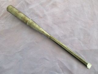Vintage James Swan Co 3/8 Inch Wide Socket Chisel With A Steel Handle