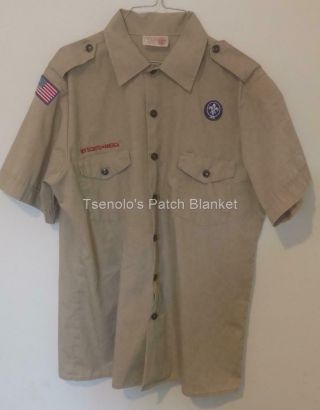 Boy Scout Now Scouts Bsa Uniform Shirt Size Adult Large Ss 018