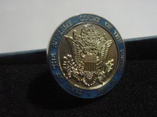 Seal Of The Supreme Court Of The United States Lapel Pin