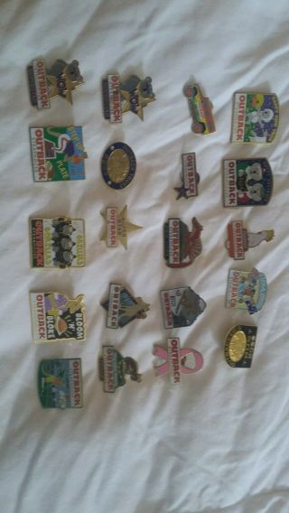 Outback Steakhouse Pins 1993 - 2003