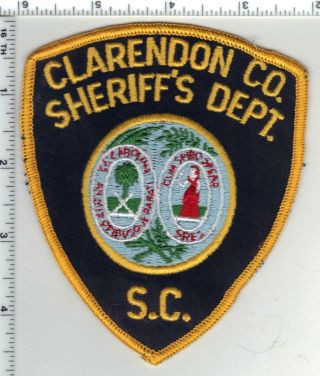 Clarendon County Sheriff (south Carolina) 2nd Issue Shoulder Patch