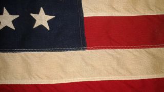 Vintage American Flag 48 - Star Defiance Brand W/ Stitched Stars